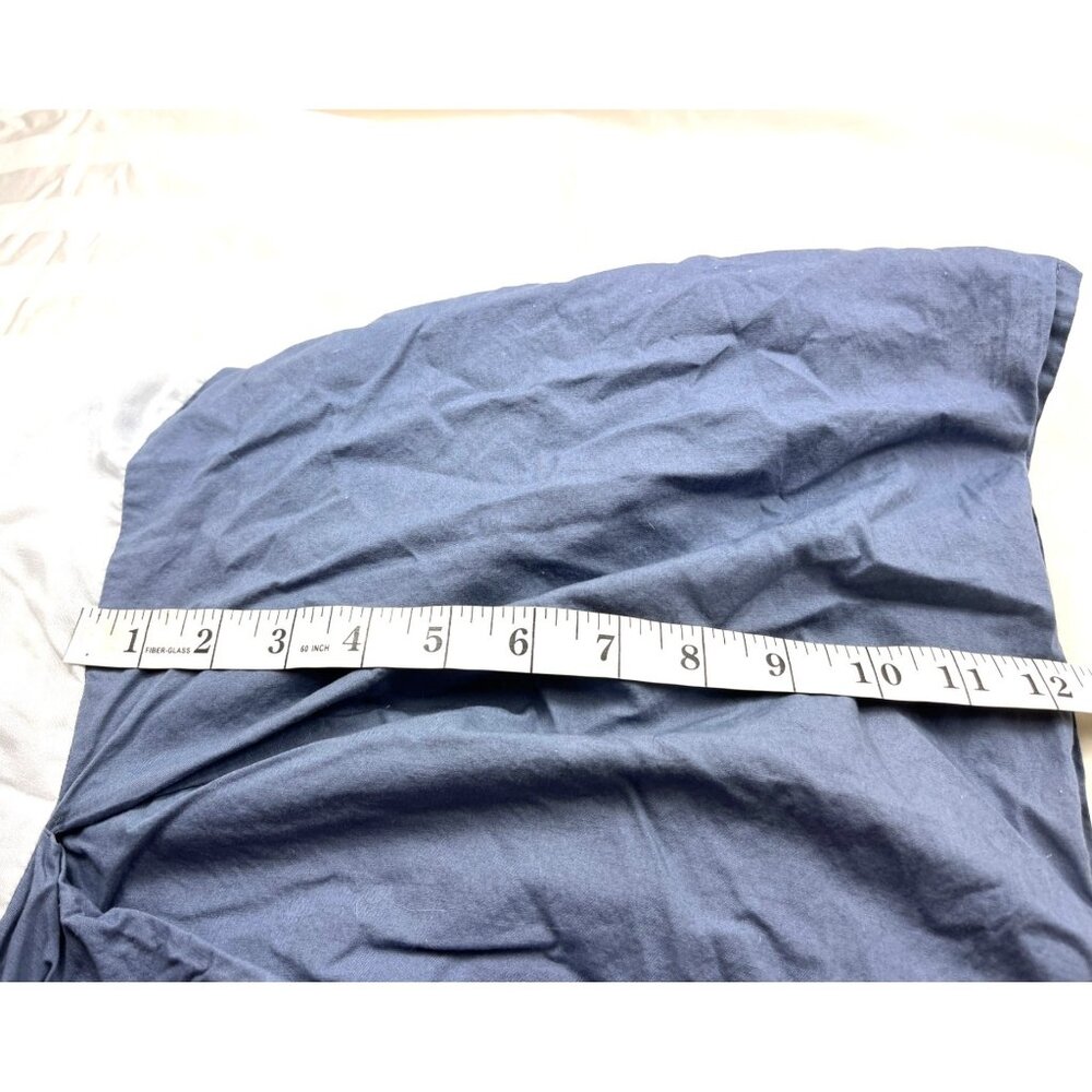 Venus Group Full Size Bed Skirt 100% Polyester & Cotton Blend Blue 92f